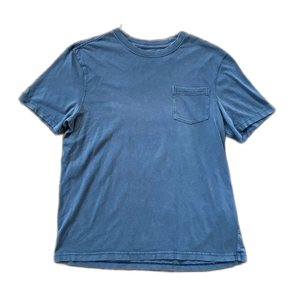 Vintage J. CREW Blue Gray T Shirt Tee Top  Mens Size Medium